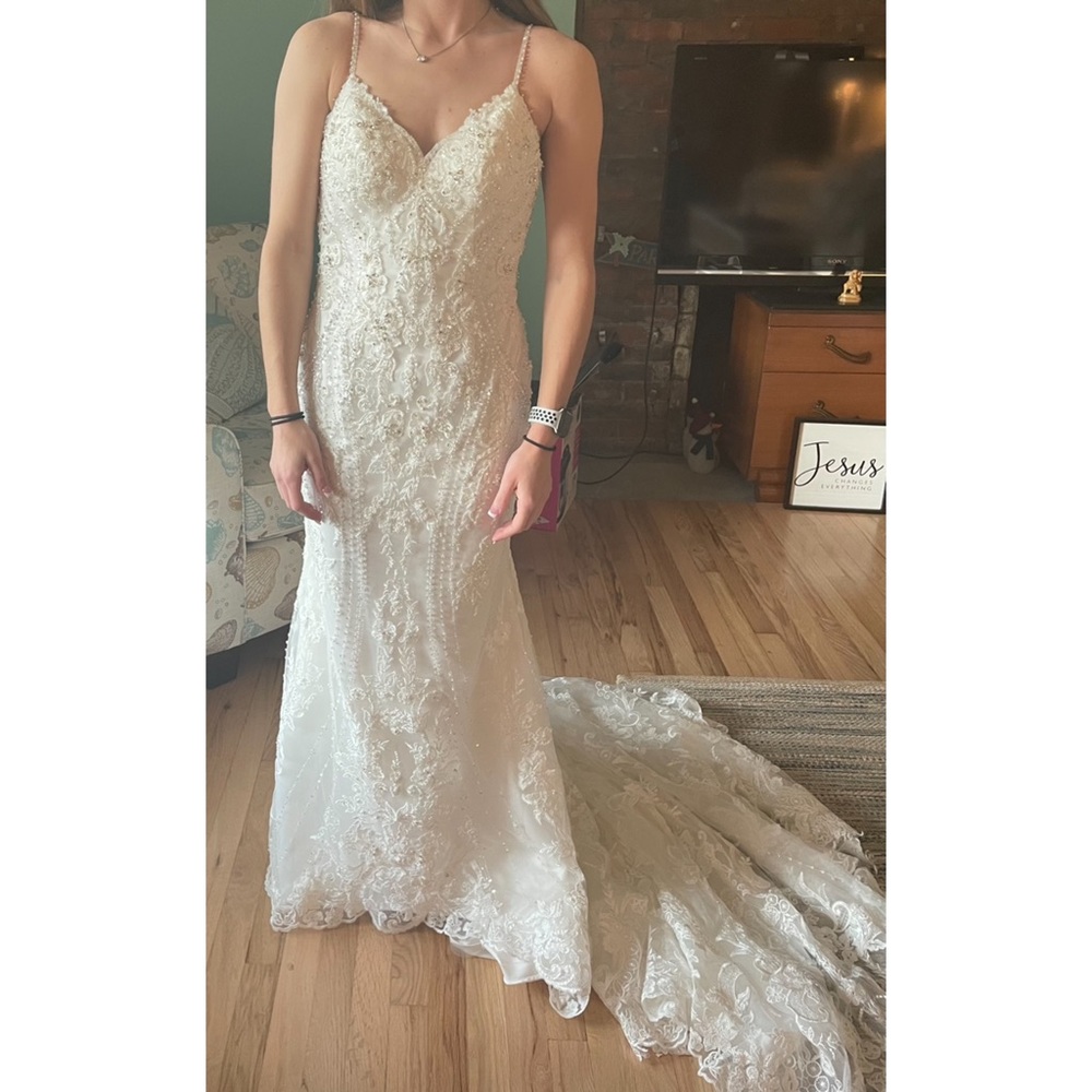 BRAND NEW Kitty Chen Wedding Dress - Picture 9 of 11